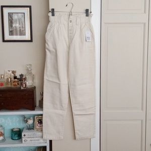Brand New High Waist Paper Bag Pants